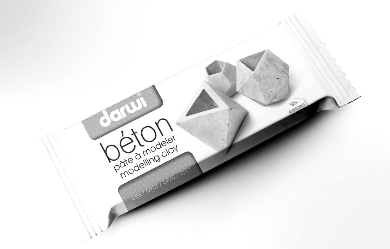 DARWI Beton - Modelovacia hmota samotvrdnúca 1000g