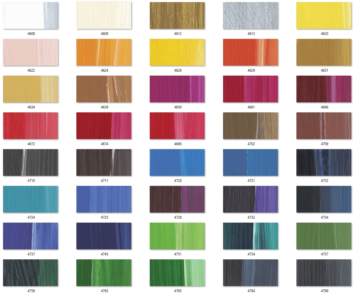 Akrylové farby CRYL STUDIO, 500ml - na výber zo 40 farieb