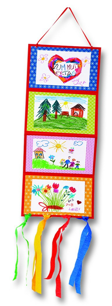 Leporelo sada - Fotokarton 300g/m2 10,5x15 cm 4xzložený 3ks + 3 obálky