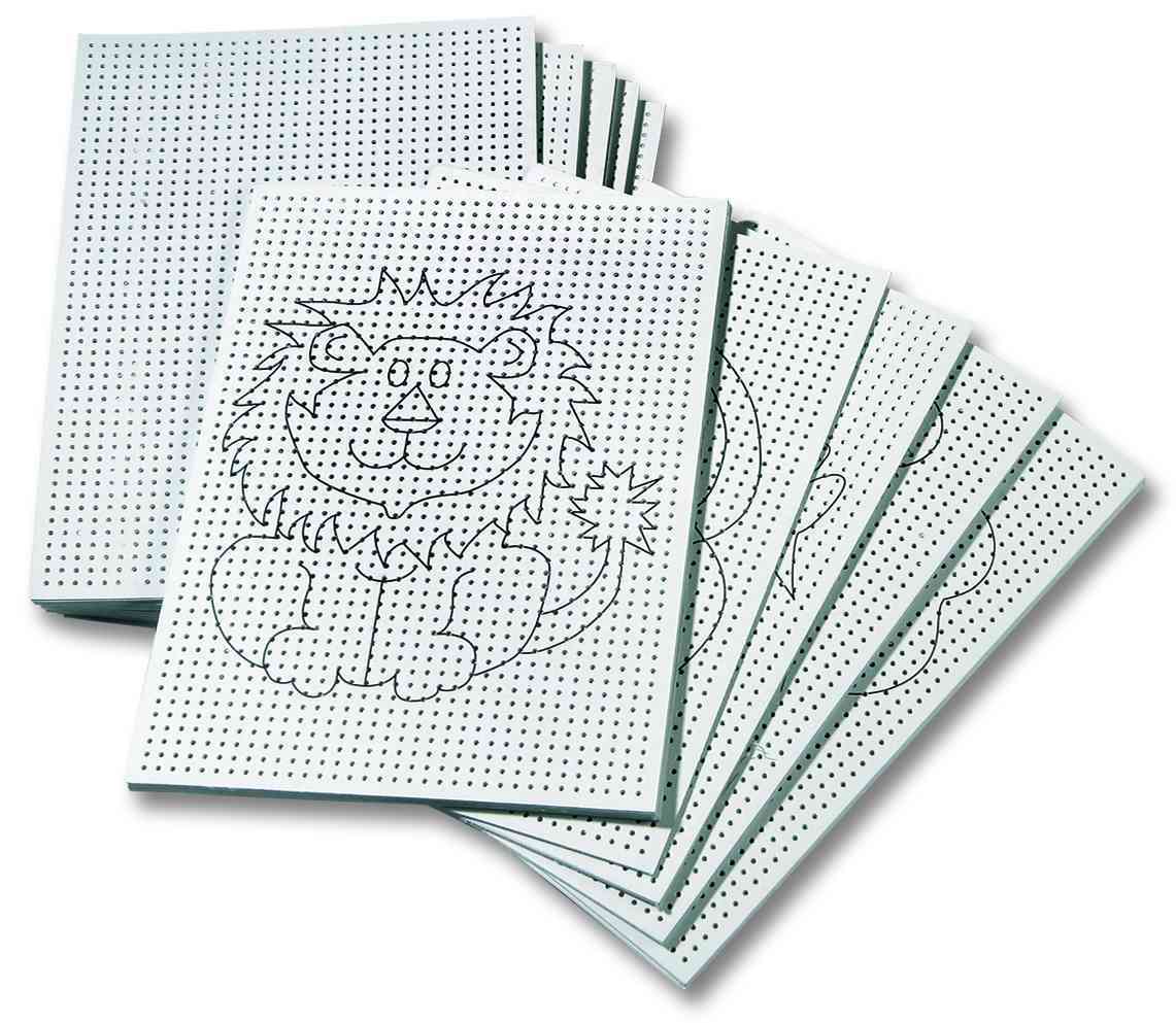 Papier na vyšívanie - BEZ POTLAČE - 17,5x24,5 cm - 300 g/m2 - 40 ks