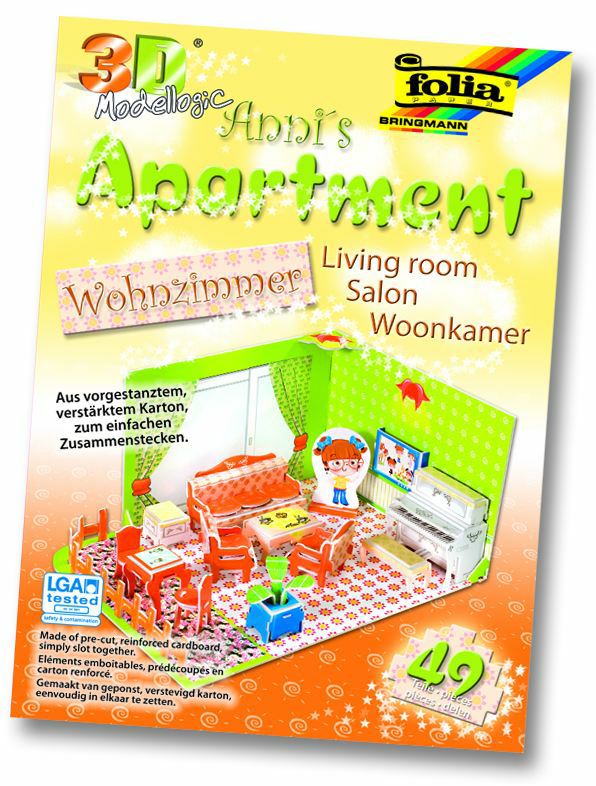 3D stavebnice - veľké balenie - 8 ks