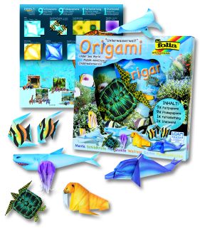 Origami - sada na výrobu zvierat z podmorského sveta