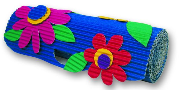 Vlnitý papier - 50x70 cm - 1 hárok vo Vami vybranej farbe