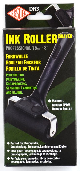 Valček na linoryt DeLuxe - gumový 7,5cm