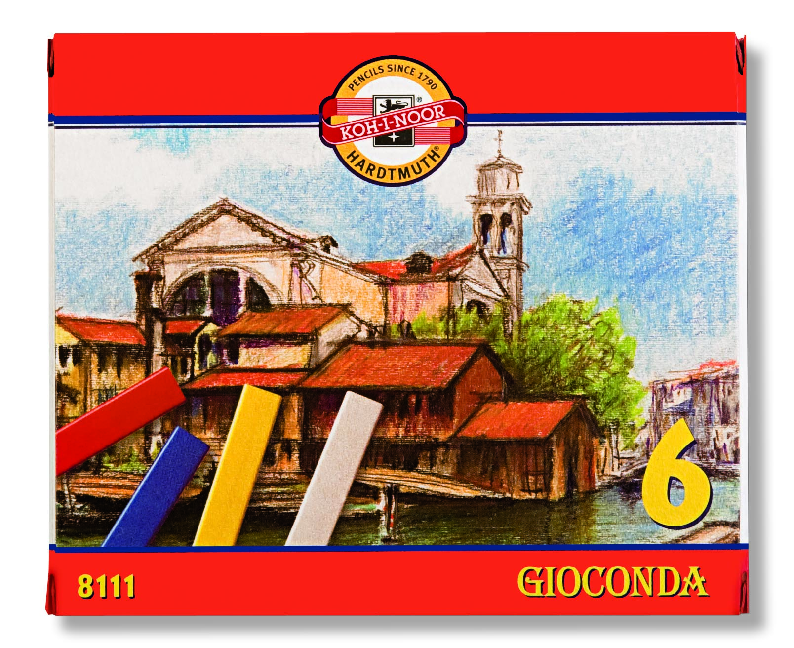 Kriedy GIOCONDA olejové - 12ks/12 farieb