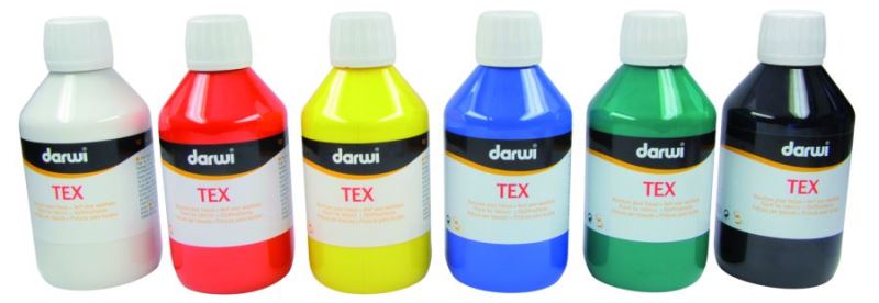 Farba na textil DARWI TEX 250ml - výber farby