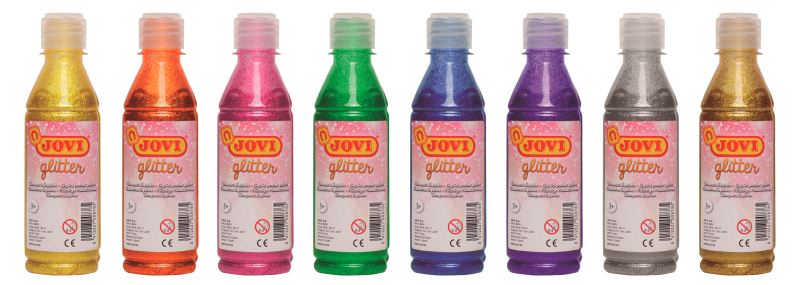 Temperové farby JOVI - glitrové, 250ml - vyberte si farbu