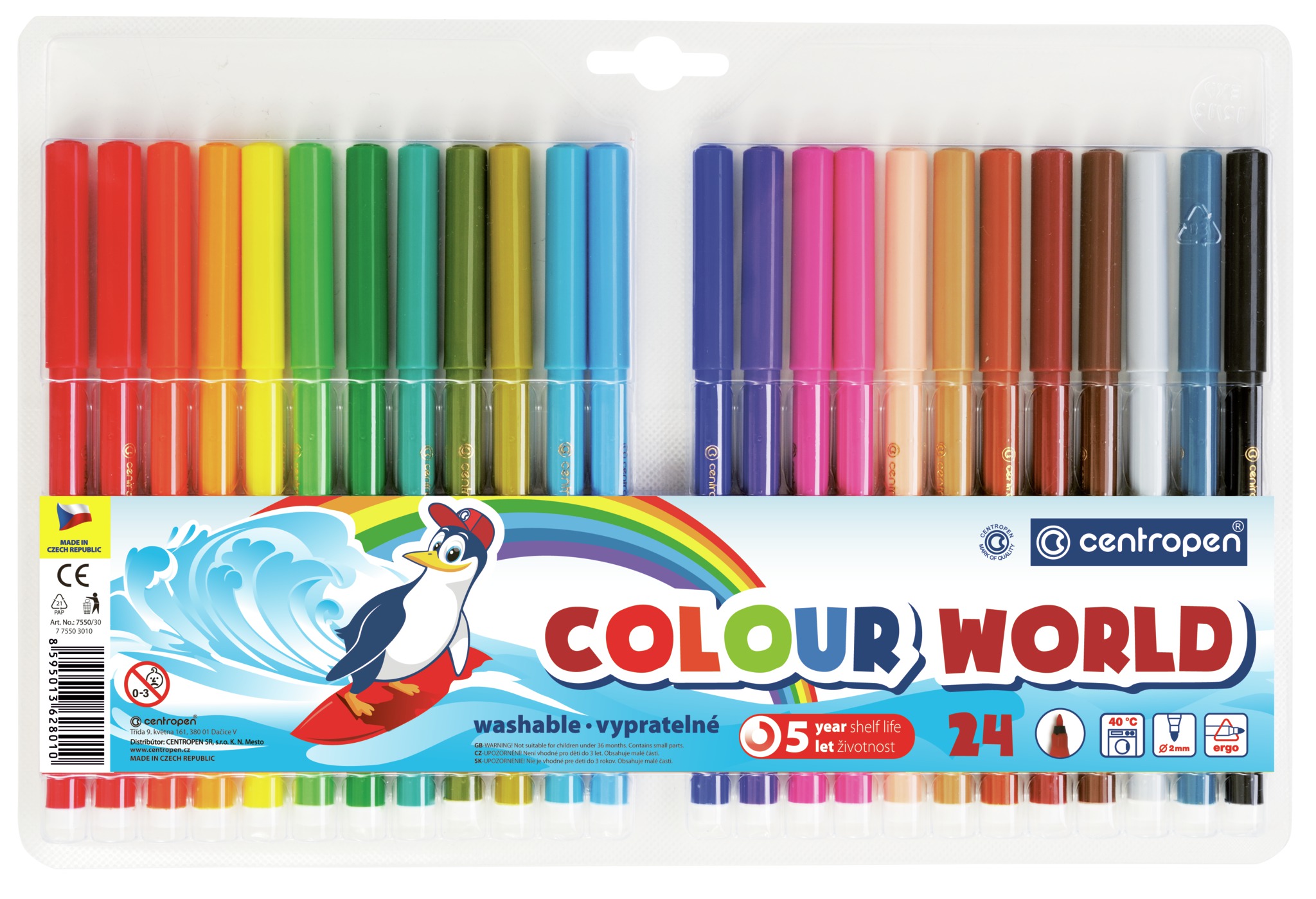Fixy Centropen tenké 24ks