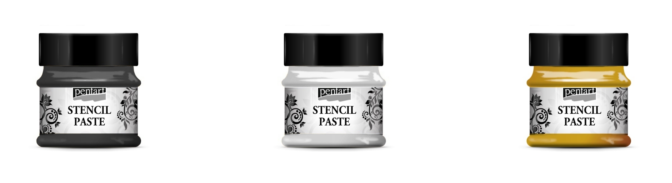 Šablónovacia pasta metalická, 50ml, 1ks