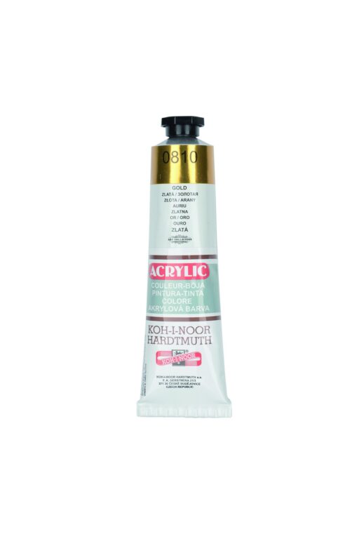 Akrylová farba - zlatá tmavá - KOH-I-NOOR 40 ml, 1ks