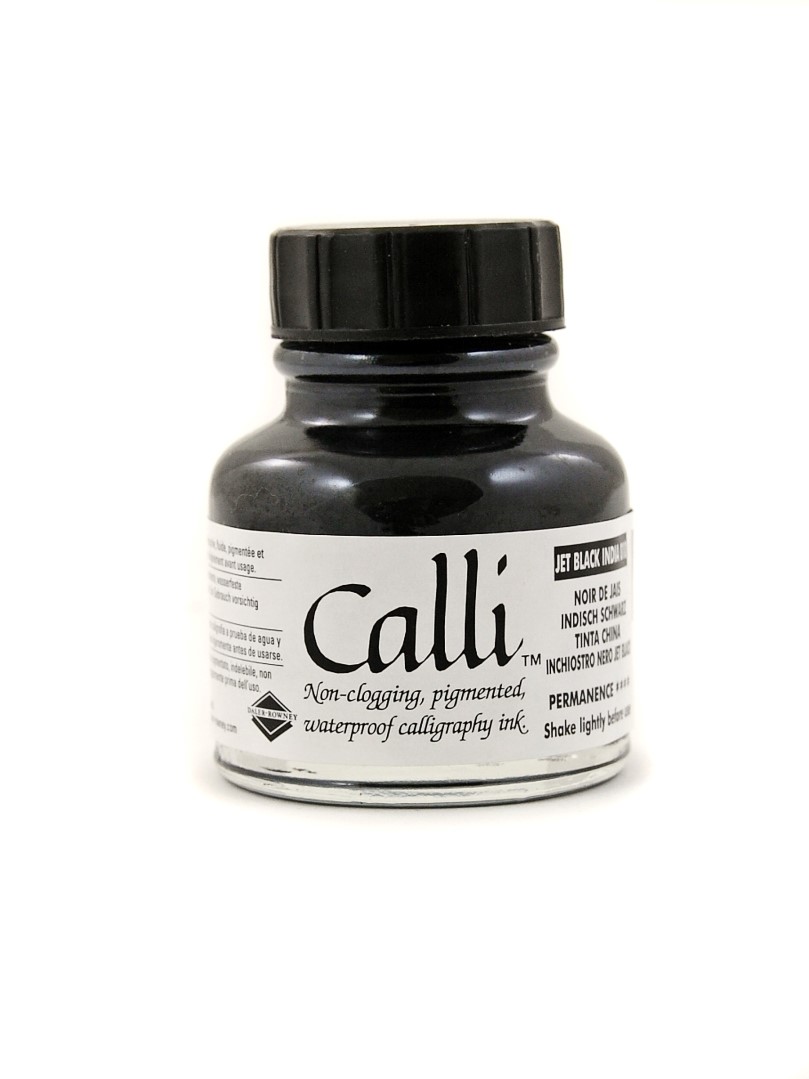 D&R Calli - Tuš kaligrafický 29,5ml, čierny