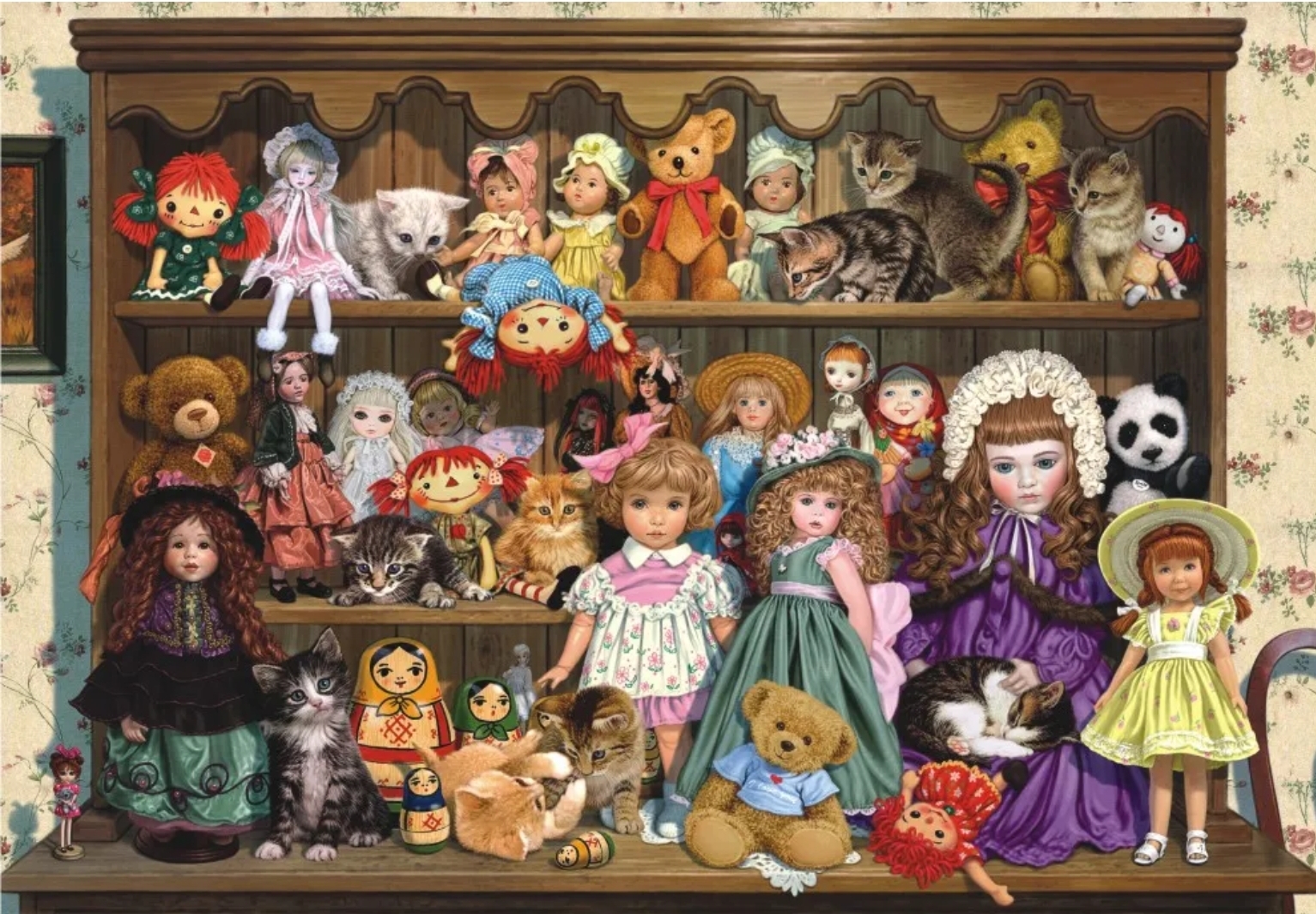 Puzzle Babičkine bábiky - 500 dielikov
