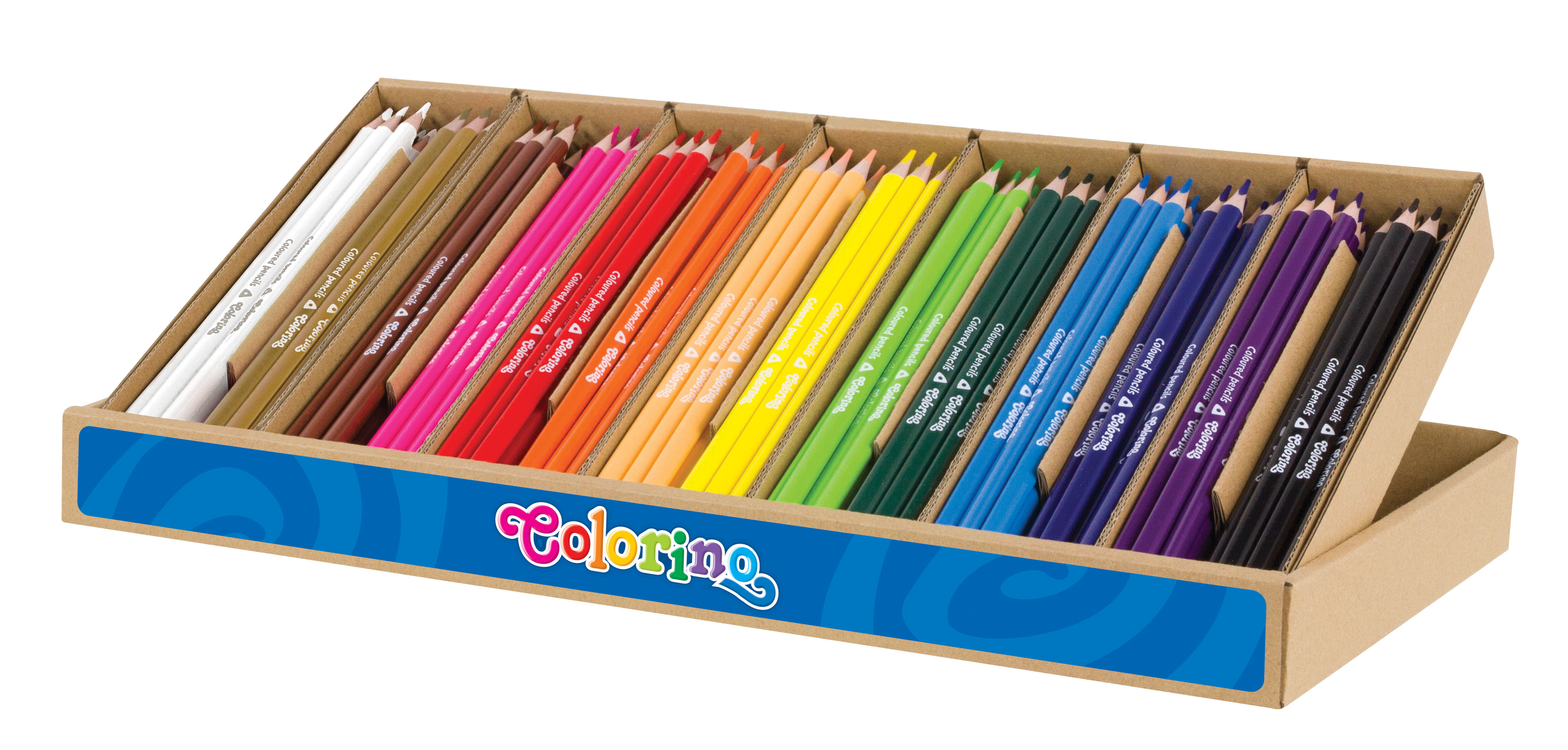 Pastelky Colorino trojhranné BIG BOX, 168ks farebná súprava