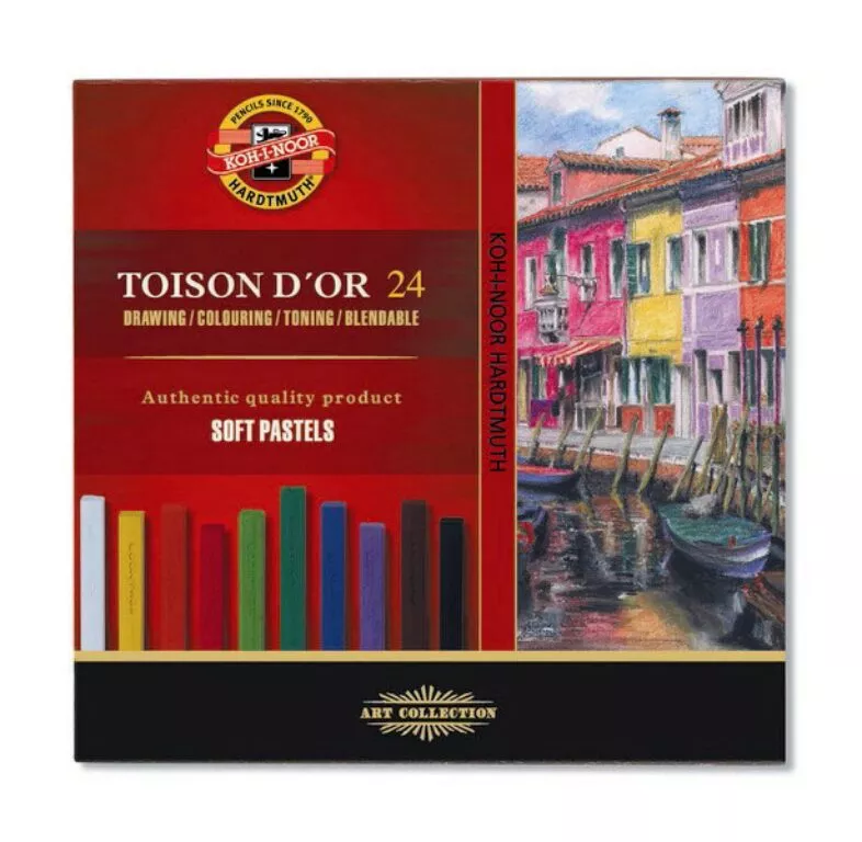 Sada prašných umeleckých kried TOISON D'OR 7x7, 36ks