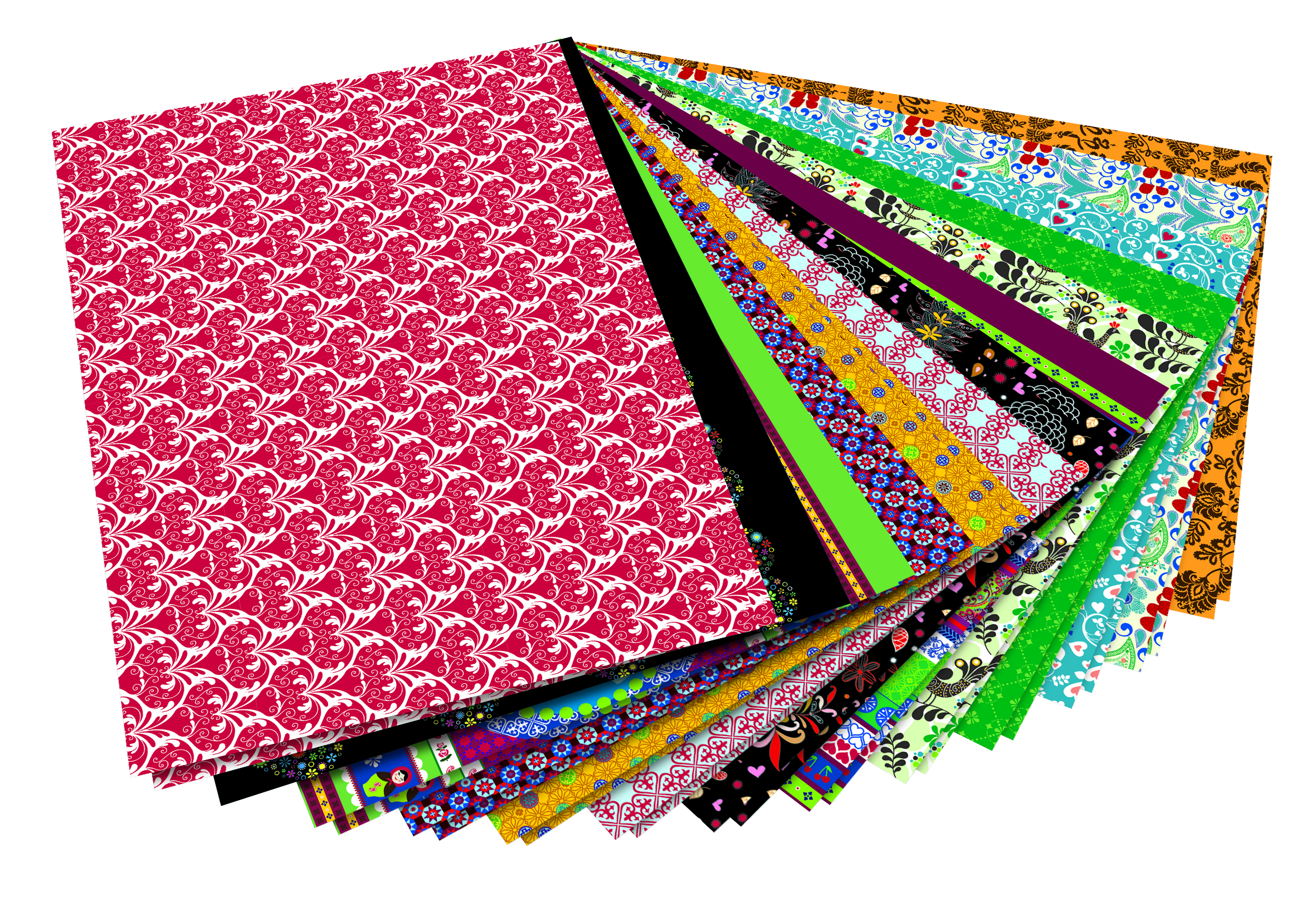 Blok s motívom "FOLKLÓR" 26 hárkov formátu 24x34 cm