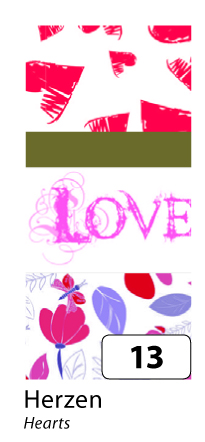 Washi Tape - dekoračné lepiaca páska - 4 ks - Srdce