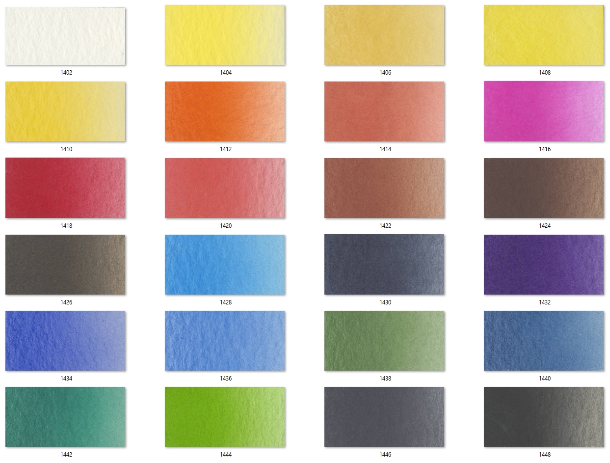 Akvarelové farby STUDIO - 1/2 balenie (na výber 24 farieb)