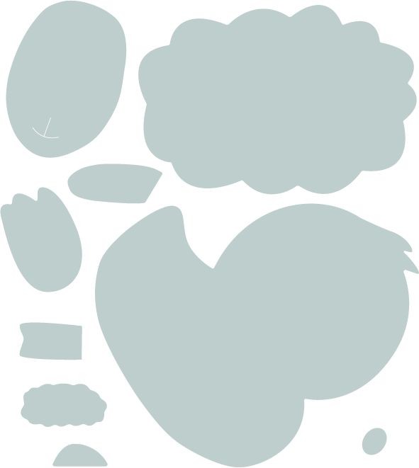 SIZZIX Vyrezávacie šablóny Bigz - Ovečka a kačiatko