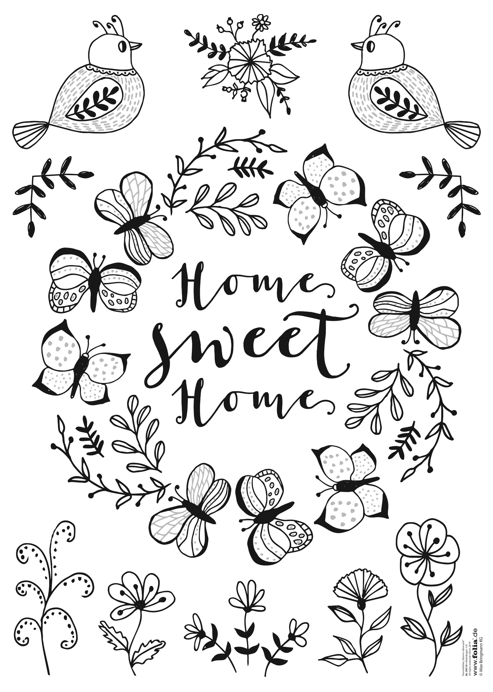 Sada - Okenné obrázky - predlohy + tekutá krieda biela