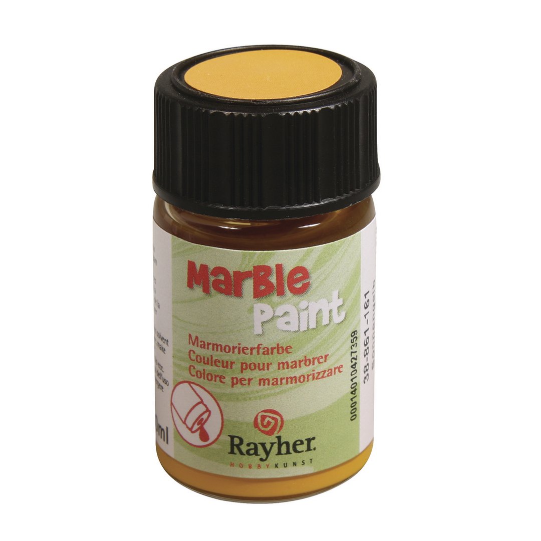 Mramorovacia farba, 20ml, slnečná žltá