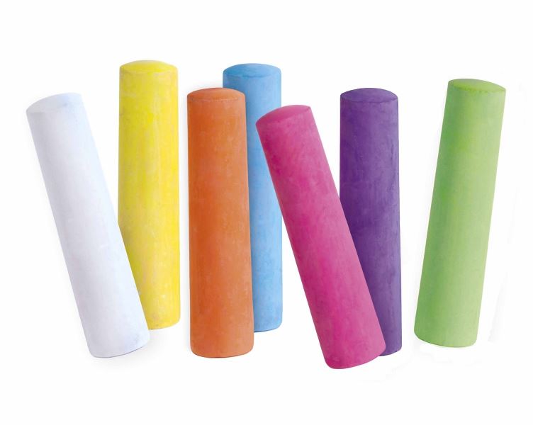 JOVI Maxi Street kriedy v kýbliku farebné, 20ks/7farieb