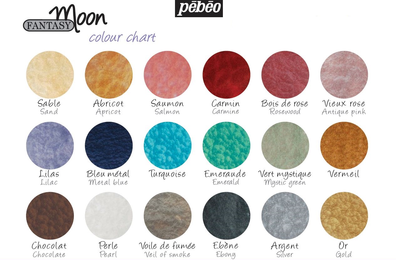 Efektová farba Pebeo Fantasy Moon, 45 ml - na výber z 18 farieb