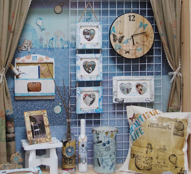 Gelové MAXI razítka na stenu - Motýle