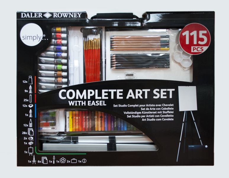D&R Veľká výtvarná umelecká sada Complete Art Set,  115 ks