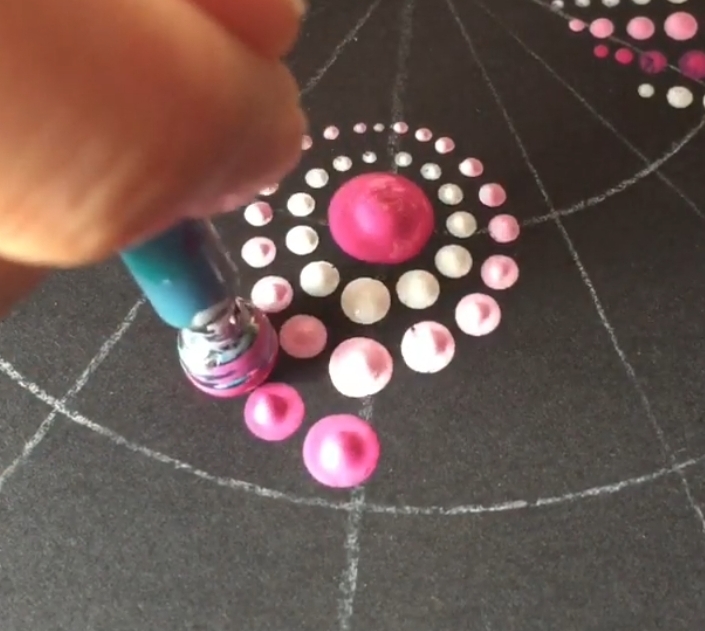 Bodkovacie perá - sada 5ks