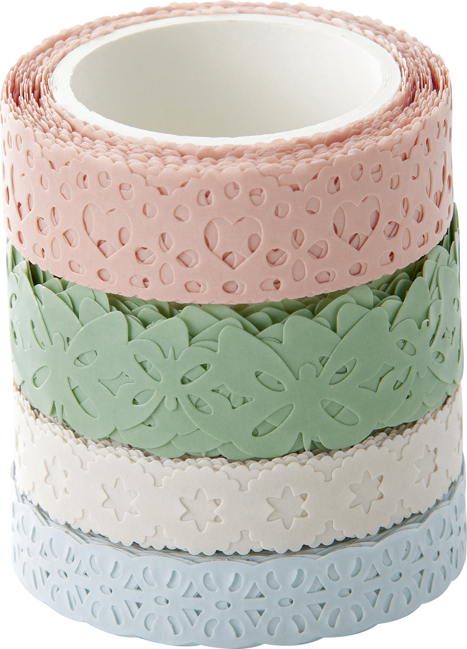 Washi Tape - dekoračné lepiaca páska - 4 ks - 4 motívy