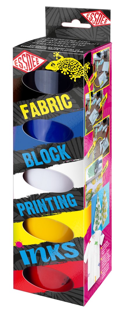 ESSDEE Sada farieb na linoryt, TEXTILNÁ - 5x100 ml