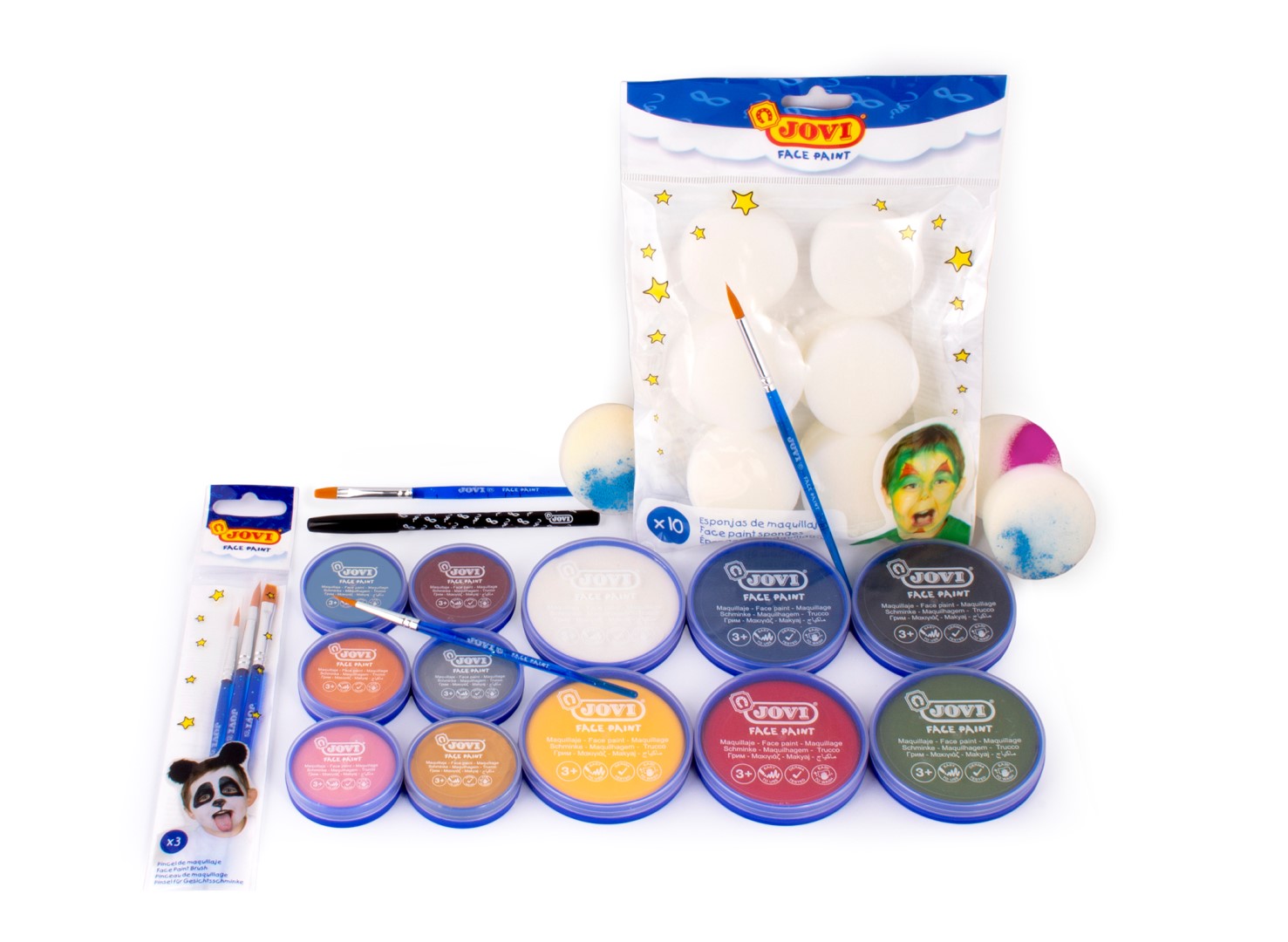 JOVI farby na tvár - veľká sada
