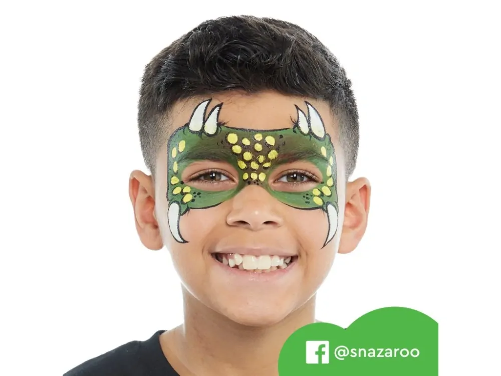 SNAZAROO farby na tvár - sada Draci a dinosaury