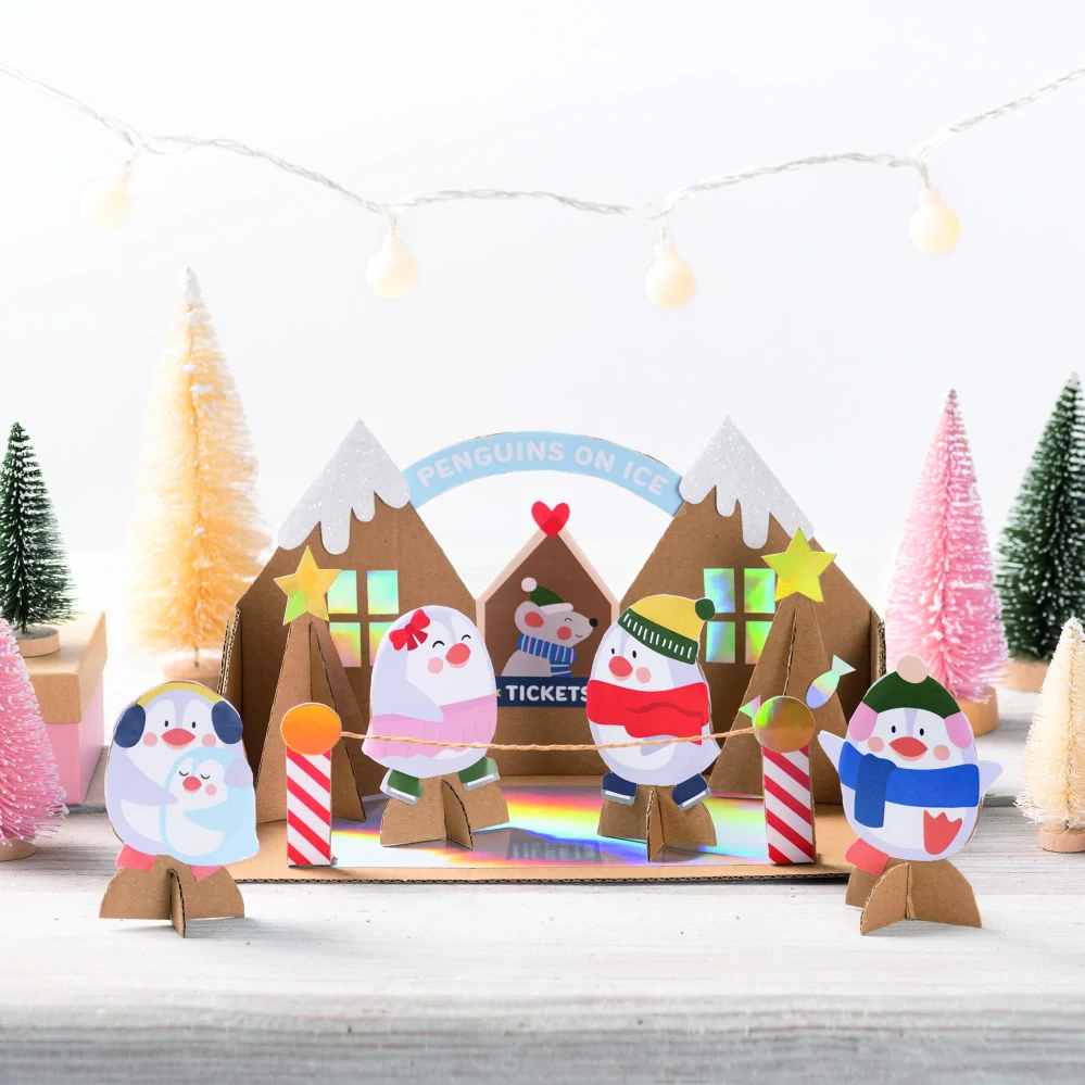 Kreatívna sada v kartónovom kufríku - "Vianoce "- 133 ks