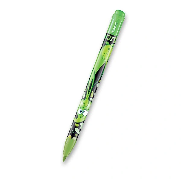 Fixky a ceruzky MAPED MONSTER trojhranné, 12+15 farebná súprava