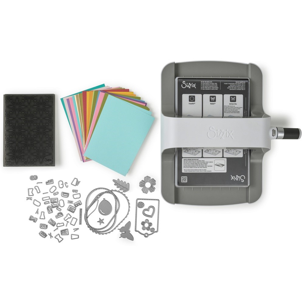 SIZZIX Big Shot bielo-šedý, vrátane štartovacej sady