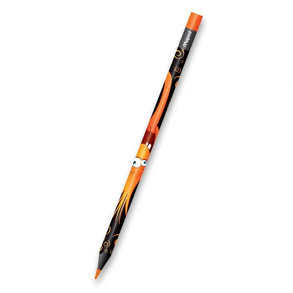 Fixky a ceruzky MAPED MONSTER trojhranné, 12+15 farebná súprava