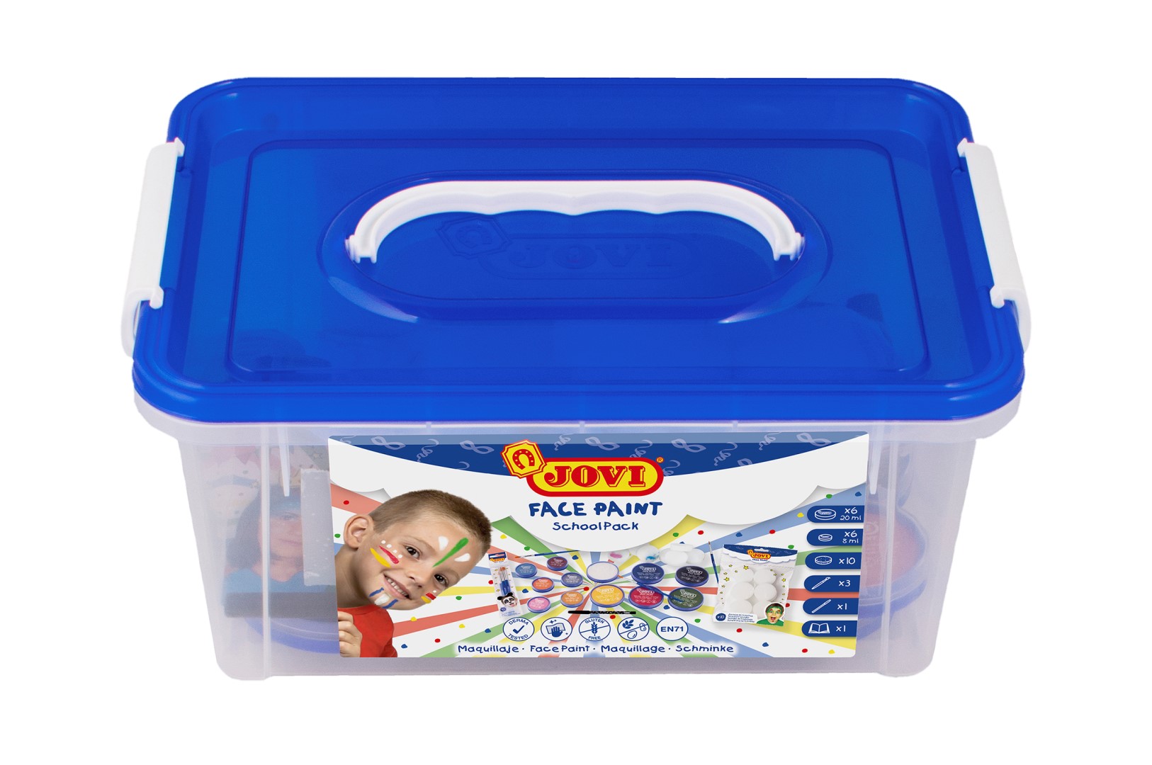 JOVI farby na tvár - veľká sada