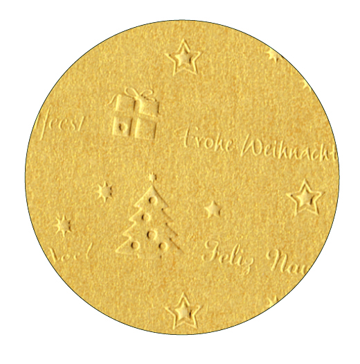 Vytlačovaný papier 220g motív Vianoce 50x70cm 5 listov vo Vami vybranej farbe