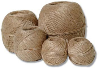 Jutový motúz, hr. cca 1,75mm, 250g