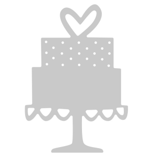 SIZZIX Vyrezávacie kovové šablóny Thinlits - torta