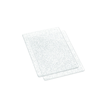 SIZZIX Náhradné rezacie dosky Standard pre Big Shot - pár, priehladné strieborné glit