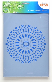 OPTYS plastové šablóny - Mandala 1, 20x30cm