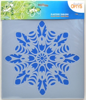OPTYS plastové šablóny - Mandala 7, 25 x 25cm