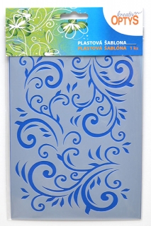 OPTYS plastové šablóny - filigránky, 20 x 15cm
