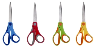 SADA - Školské nožnice SPOKO - 18 cm, asymetrické, 12ks