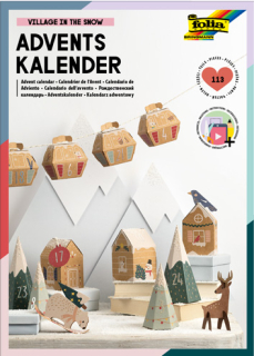 Adventný kalendár - Zasnežená dedinka, 113 dielov