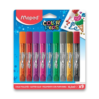 Glitrové lepidlo MAPED Glitter Glue, 9x10,5ml