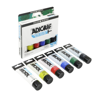 Sada D&R Adigraf farba na linoryt, 6x59ml