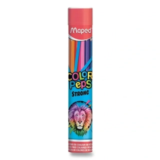 Ceruzky MAPED COLOR PEPS STRONG trojhranné, 12 farebná súprava v kovovej tube